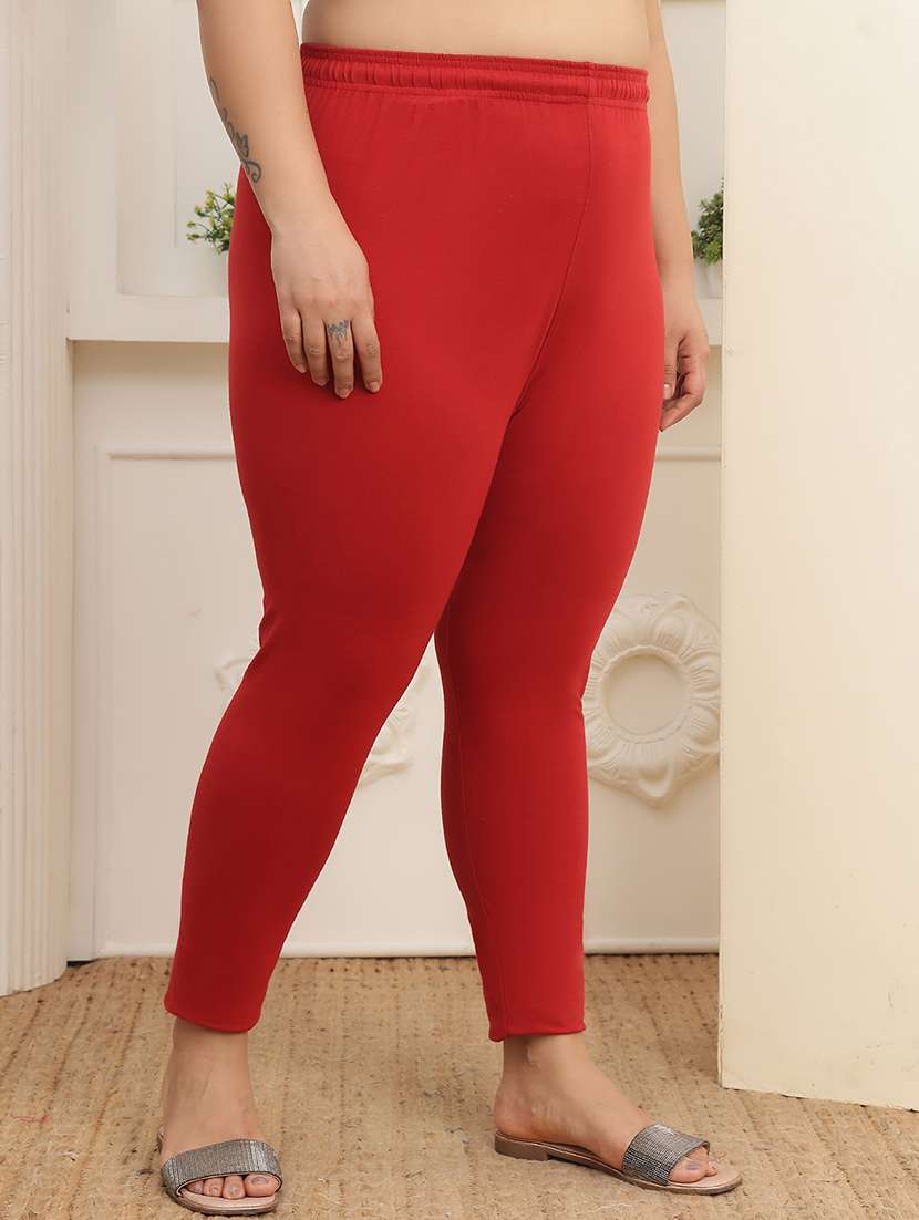 women plus size solid mid rise legging - 22377882 -  Standard Image - 2