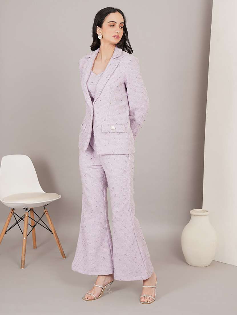 women self designed blazer and trouser co-ord set - 22379187 -  Standard Image - 2