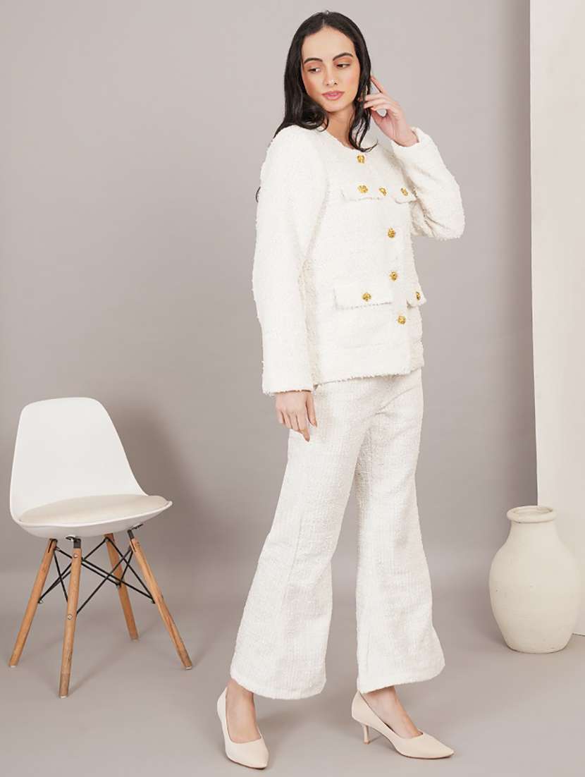 women self designed blazer and trouser co-ord set