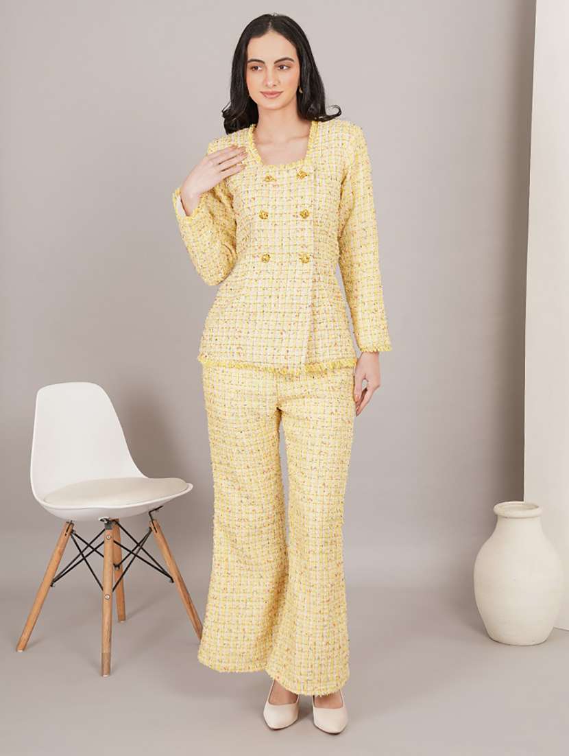 women self designed blazer and trouser co-ord set