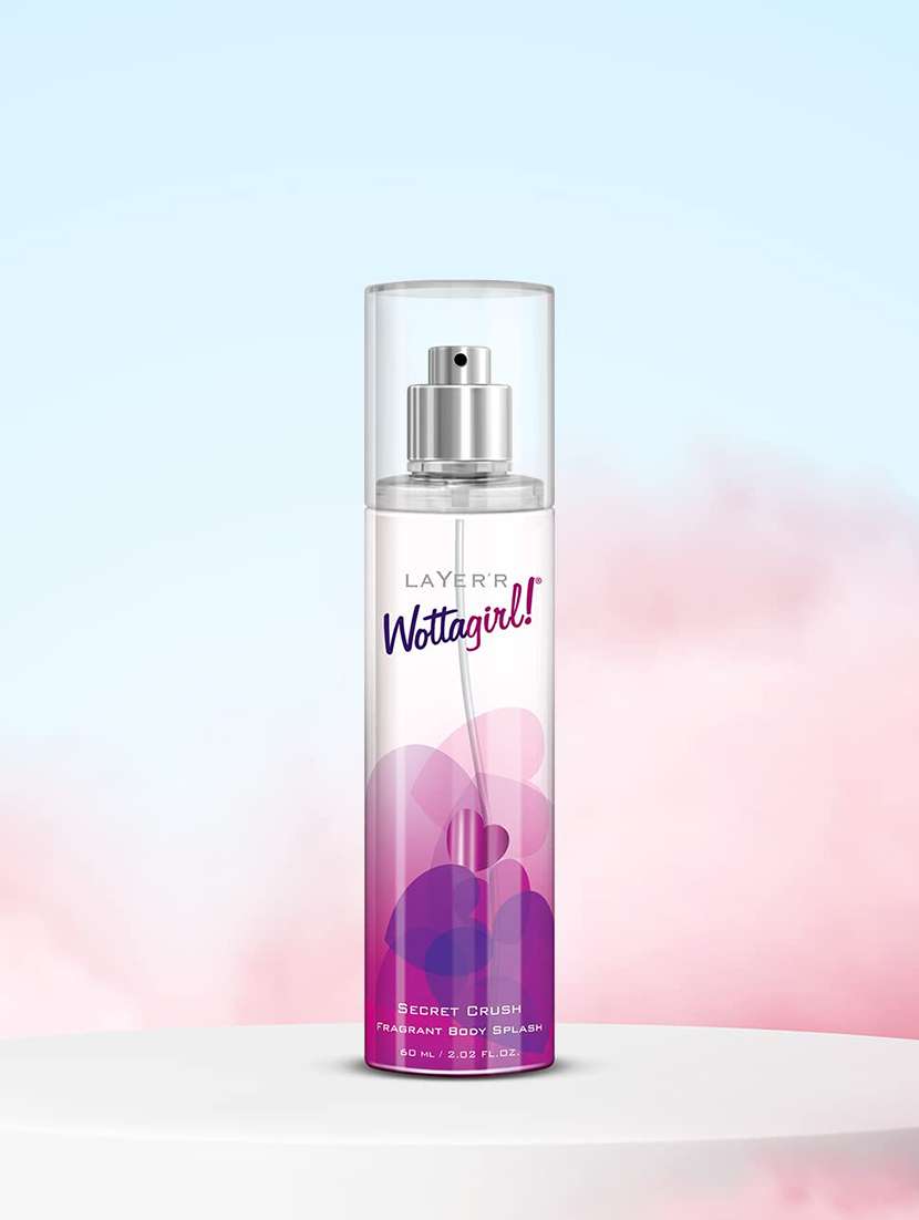 layer'r wottagirl secret crush spell boundamber kiss body spray for women, aquatic citrus; floral, 60 millilitre - 22379333 -  Standard Image - 2