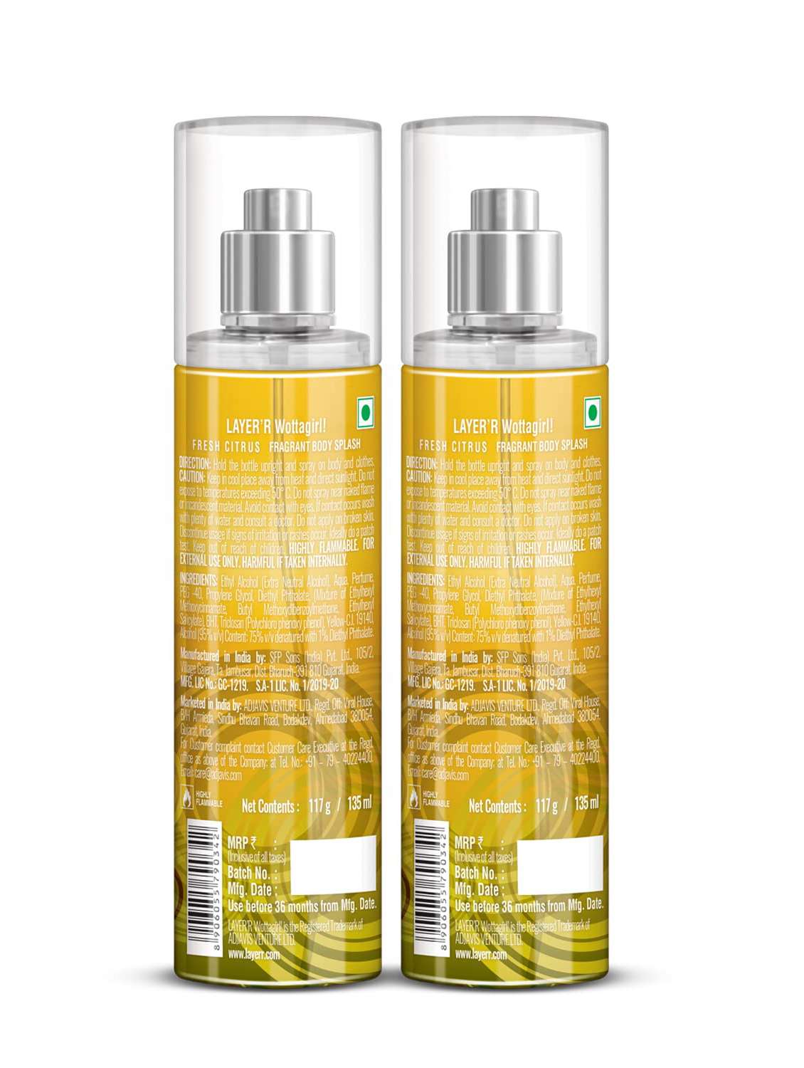 women wottagirl longlasting fragrance pack of 2 - 22379343 -  Standard Image - 2