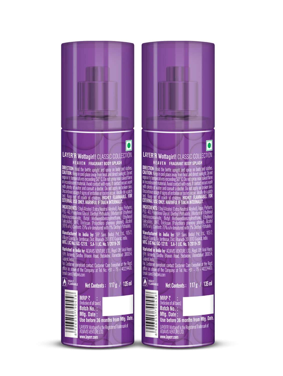 women wottagirl longlasting fragrance pack of 2 - 22379346 -  Standard Image - 2