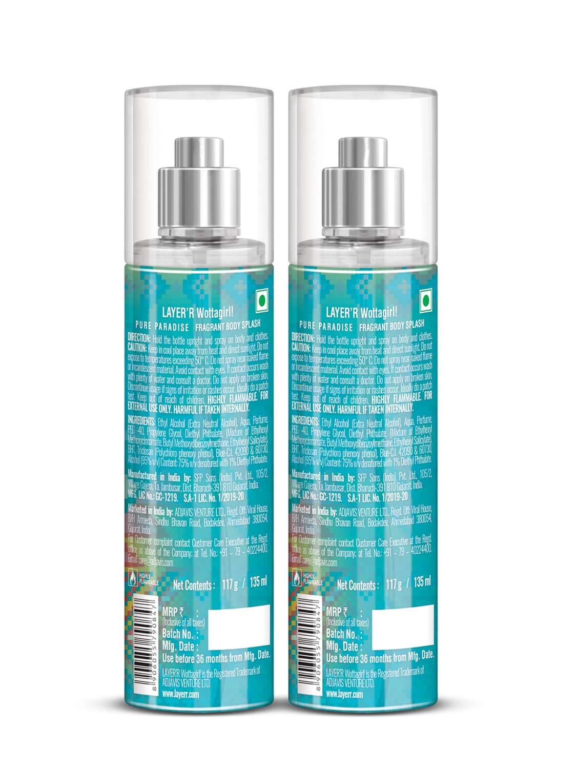 women wottagirl longlasting fragrance pack of 2 - 22379353 -  Standard Image - 2