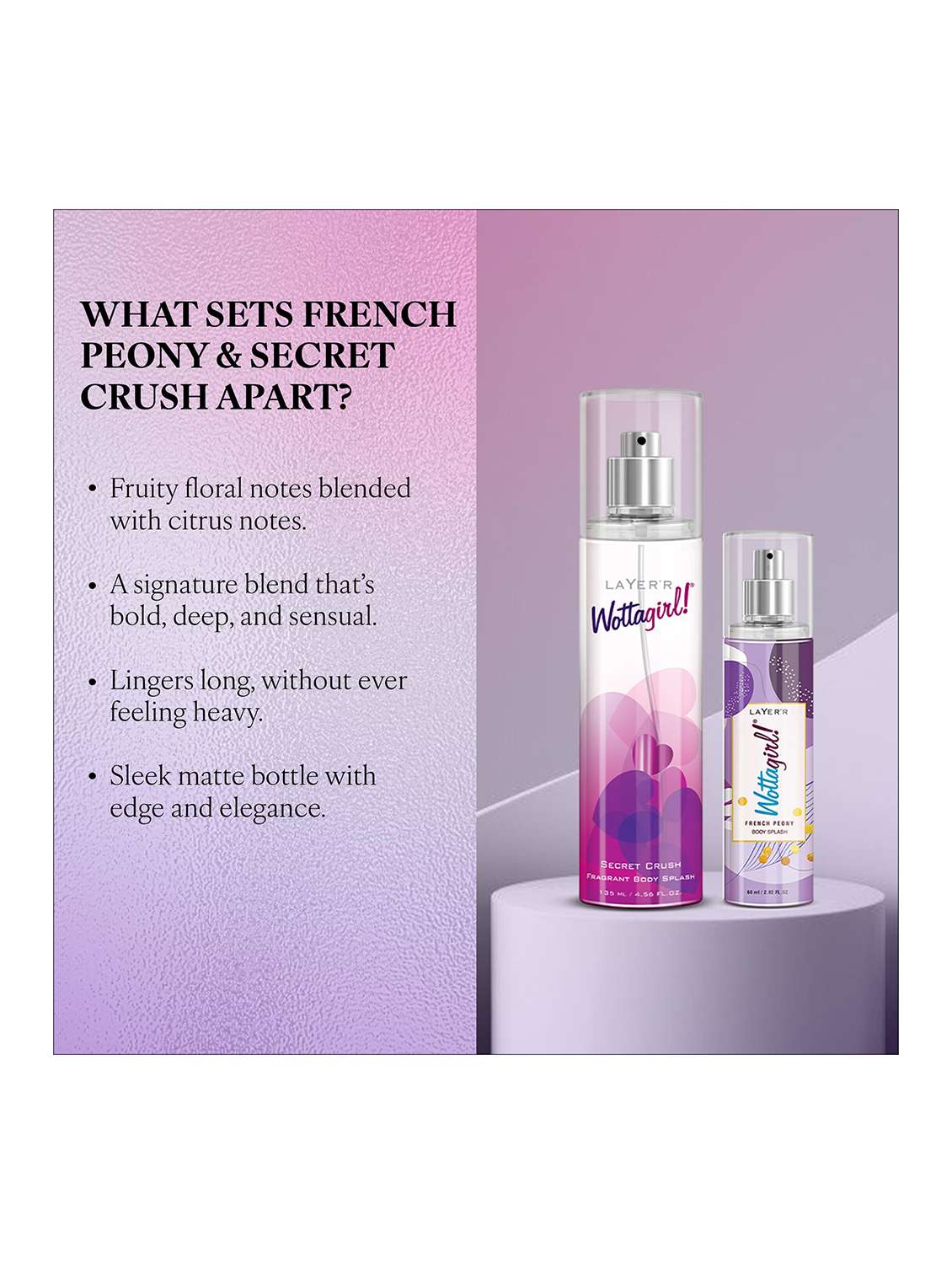 women wottagirl longlasting fragrance pack of 2 - 22379356 -  Standard Image - 2