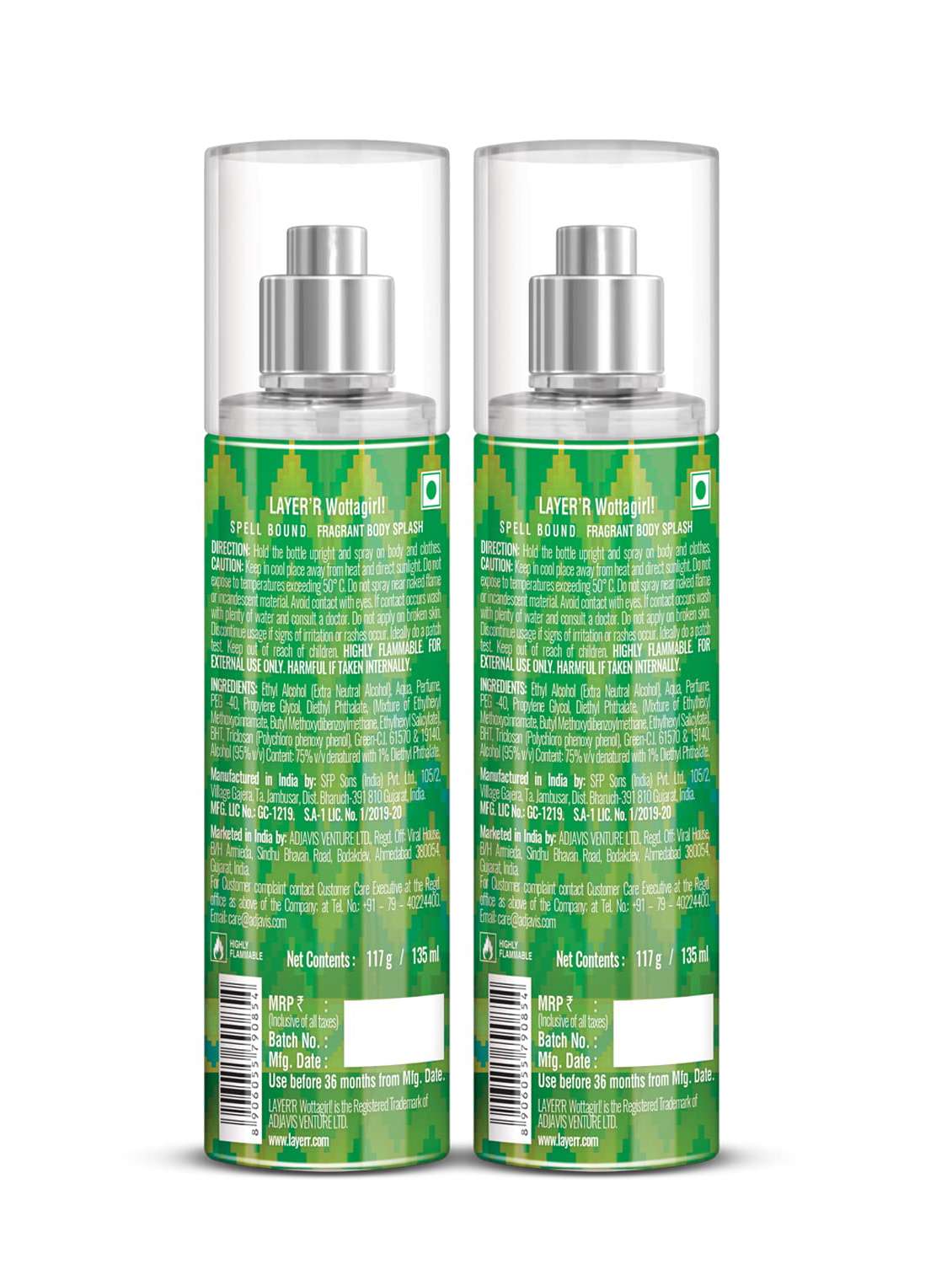 women wottagirl longlasting fragrance pack of 2 - 22379358 -  Standard Image - 2