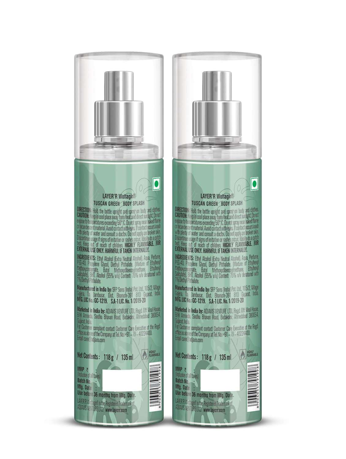 women wottagirl longlasting fragrance pack of 2 - 22379360 -  Standard Image - 2