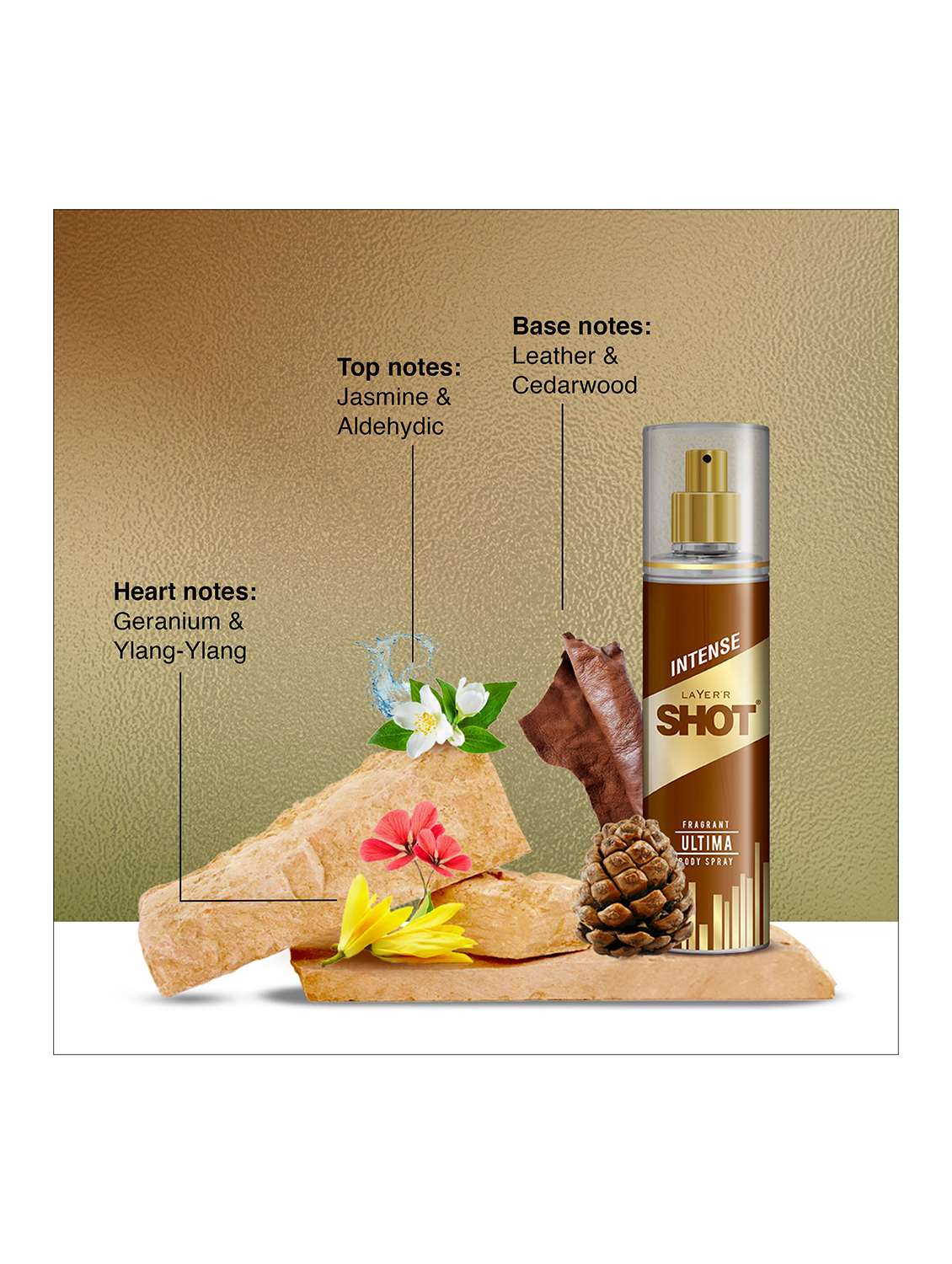 long lasting fragrance body spray  -  for men pack of 2 - 22379401 -  Standard Image - 2