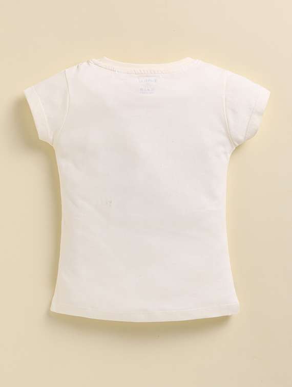 girls pack of 2 printed short sleeve top - 22379608 -  Standard Image - 2