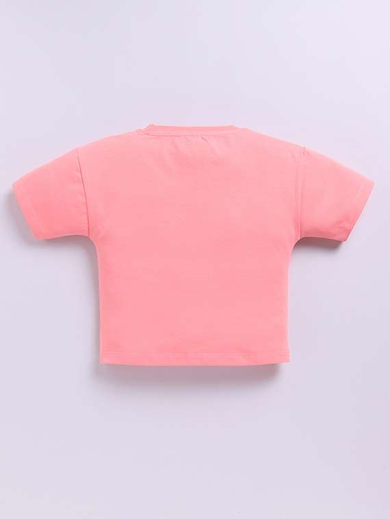 girls pack of 2 printed short sleeve top - 22379611 -  Standard Image - 2