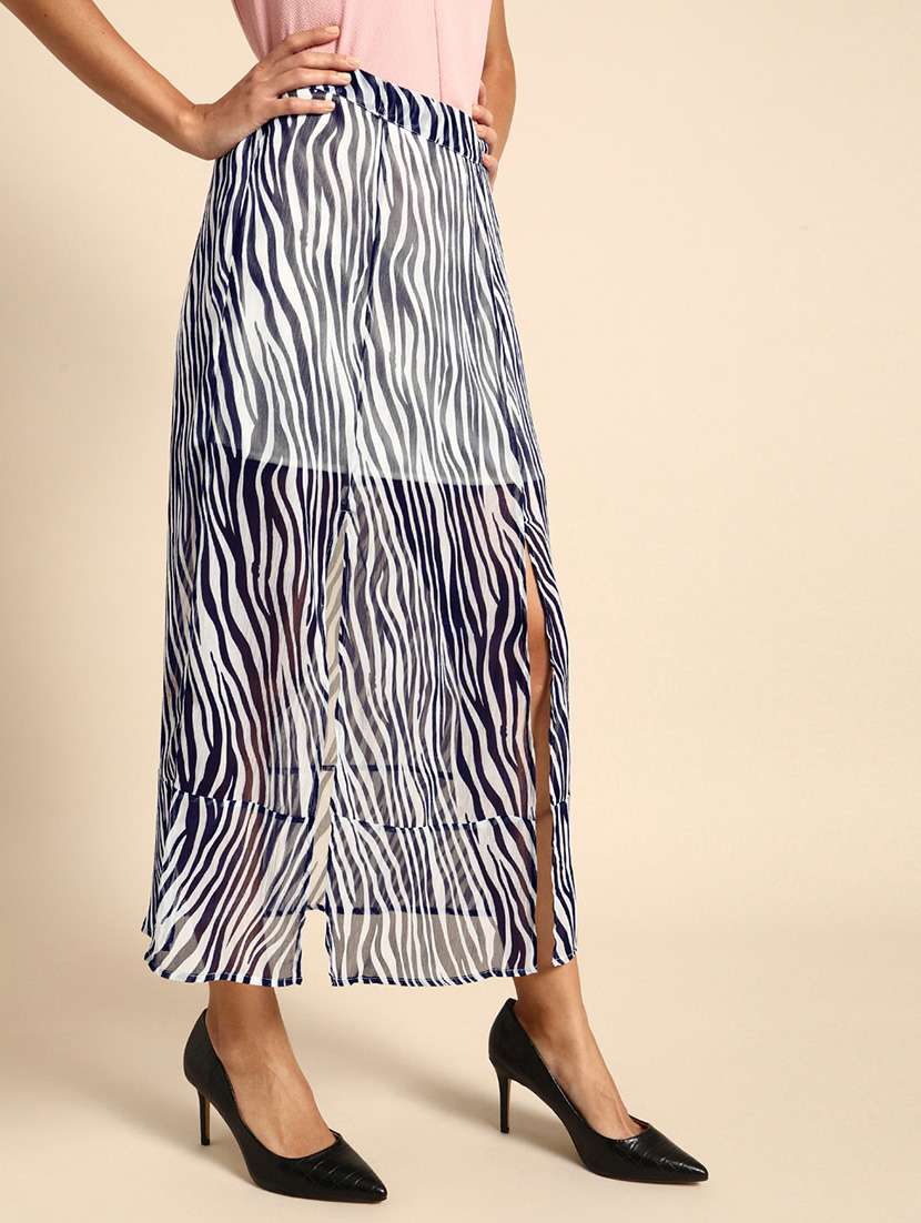 women animal print mid rise a-line skirt - 22380566 -  Standard Image - 2