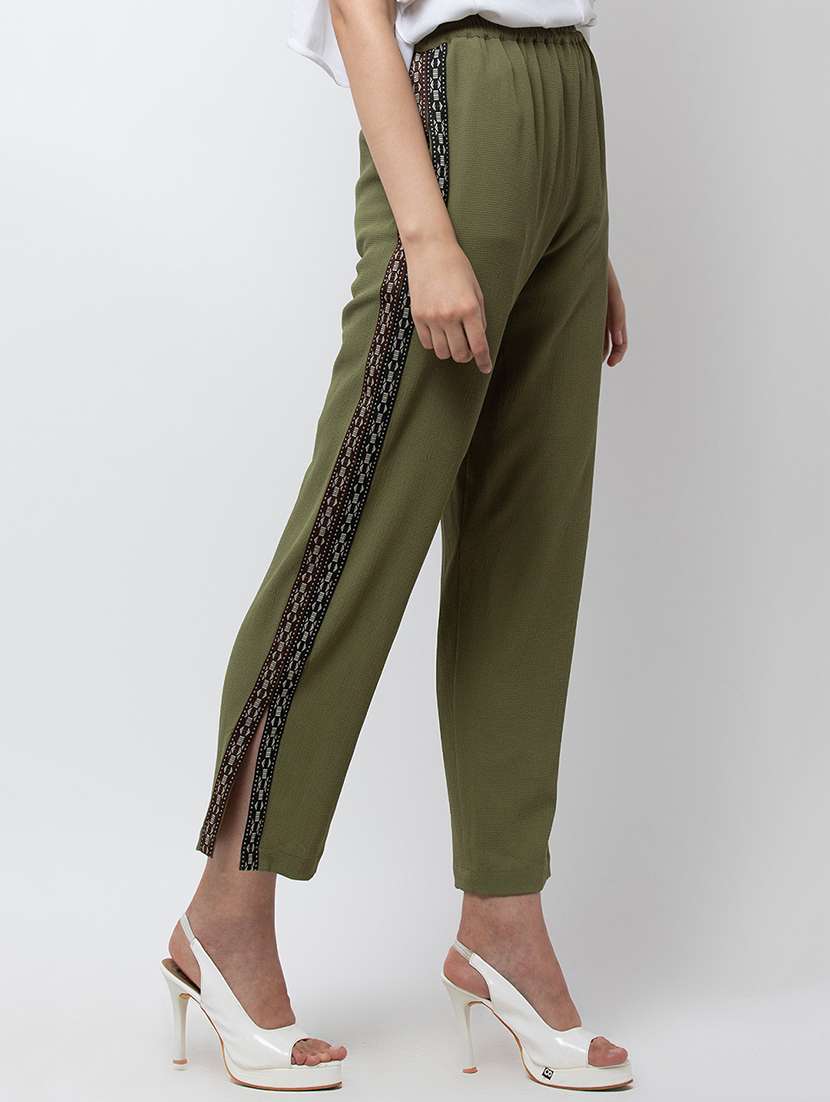 women tapered mid rise straight trouser - 22380716 -  Standard Image - 2