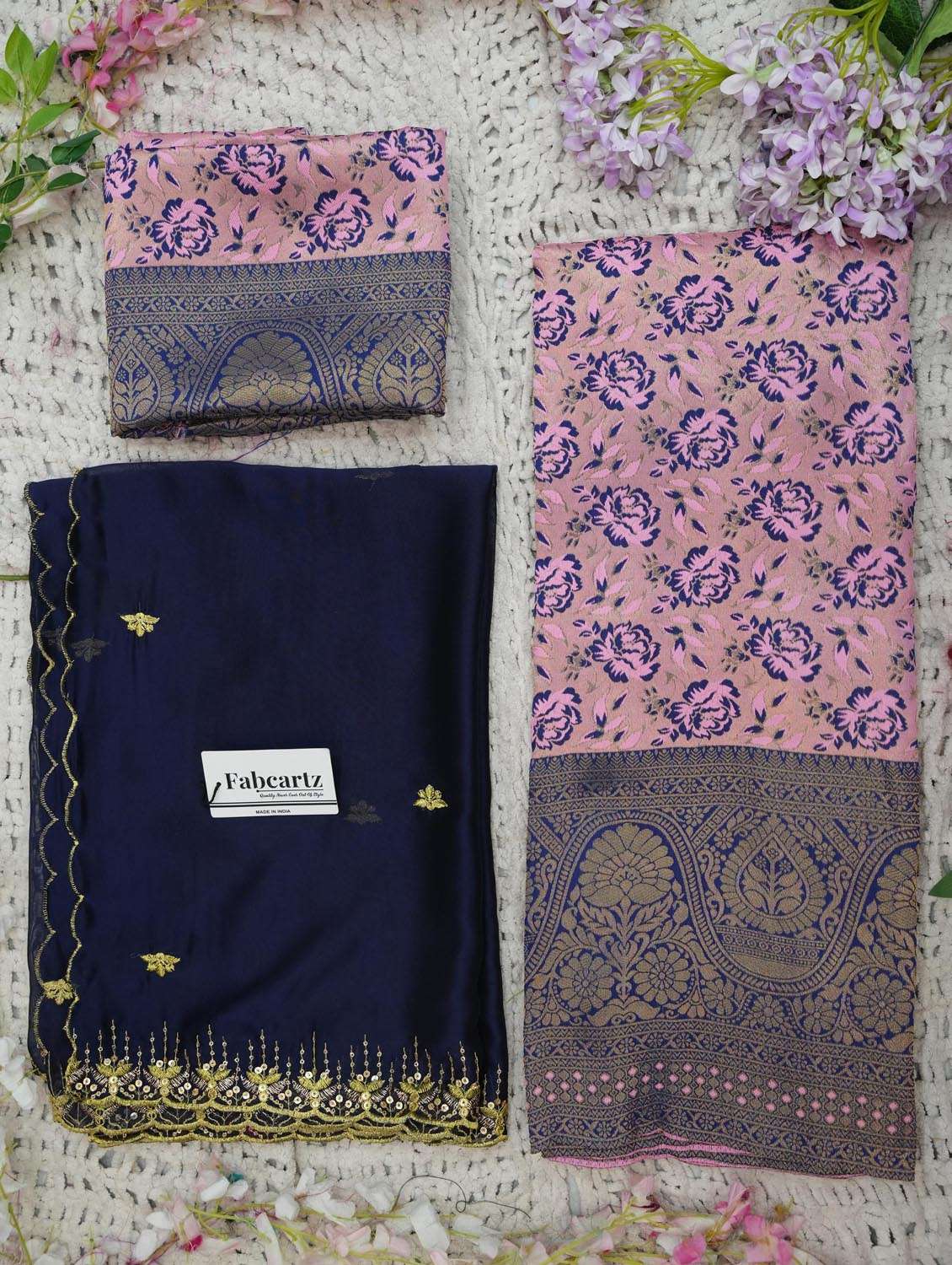 pink silk flared lehenga