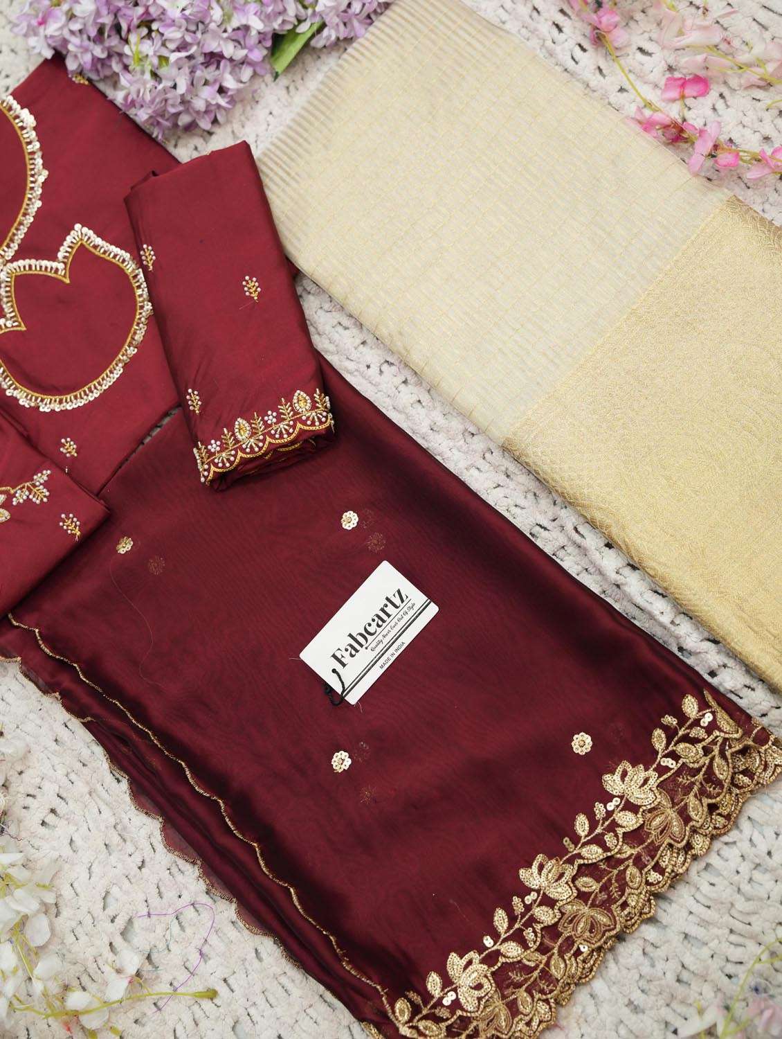 women self design south indian style unstitched lehenga choli set - 22380956 -  Standard Image - 2