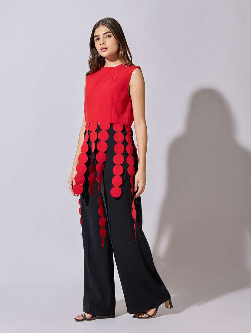 womenn solid sleeveless crop top - 22381040 -  Standard Image - 2