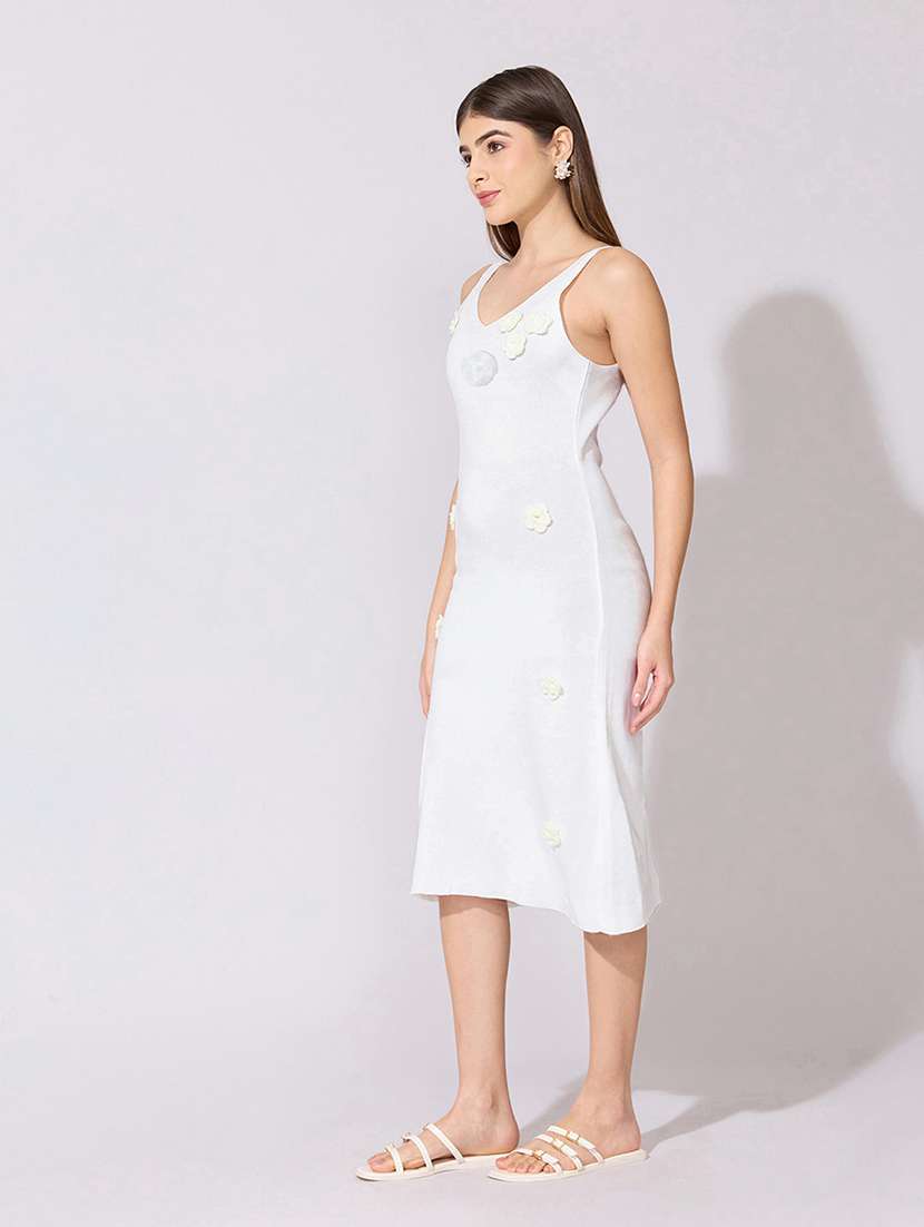 women self designed sleeveless bodycon dress - 22381162 -  Standard Image - 2