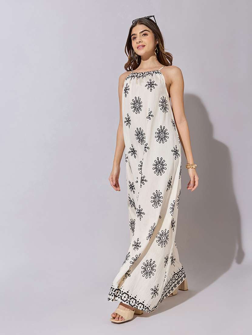 women embroidered shoulder strap a-line dress - 22381183 -  Standard Image - 2