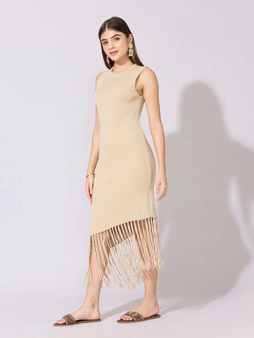 women solid sleeveless bodycon dress - 22381230 -  Standard Image - 2