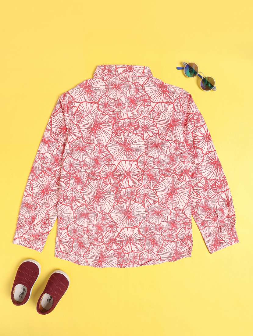 boys printed long sleeves collared shirt - 22381776 -  Standard Image - 2