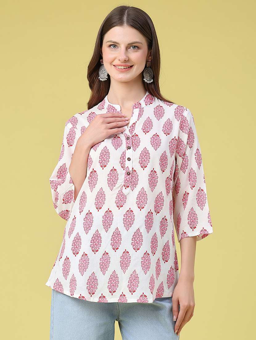 straight printed kurti - 22382177 -  Standard Image - 2