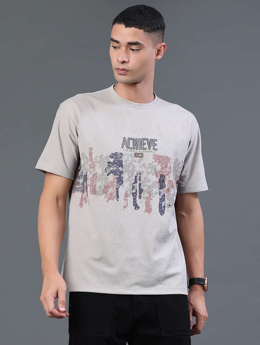 men printed short sleeve regular fit t-shirt - 22382512 -  Standard Image - 2