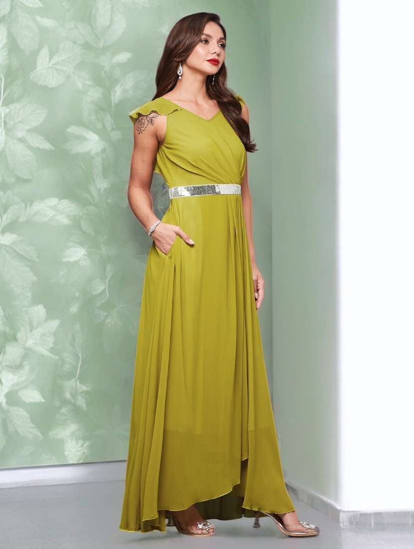 women emebllished cap sleeve fit & flare dress - 22385287 -  Standard Image - 2