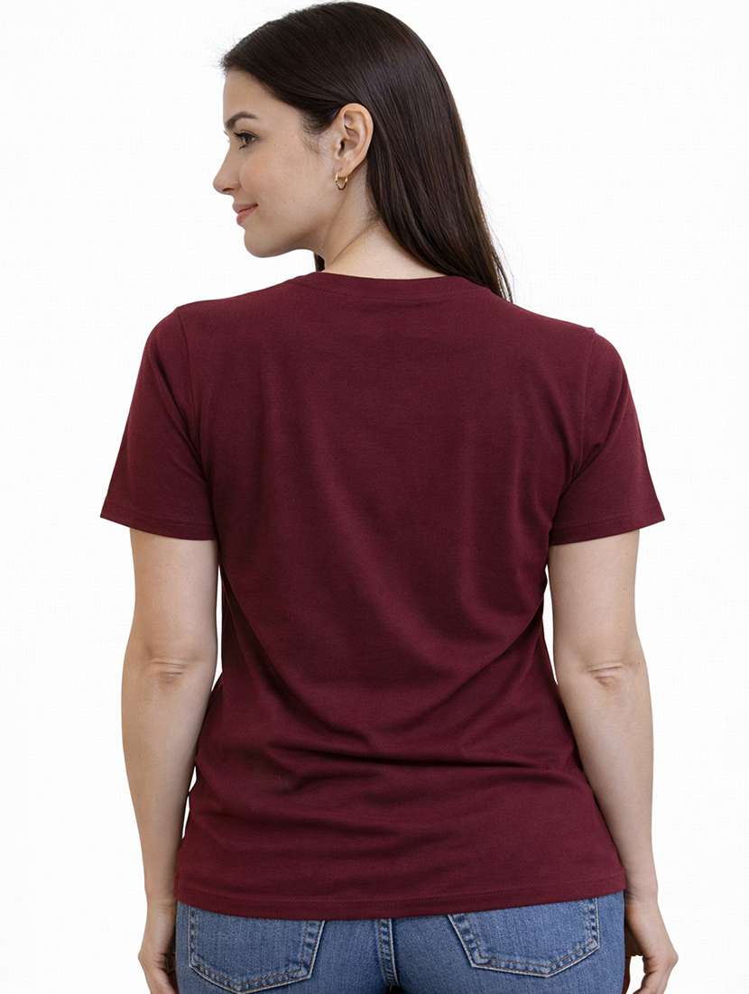 Women Printed Short Sleeve T-shirt - 22385561 -  Standard Image - 2