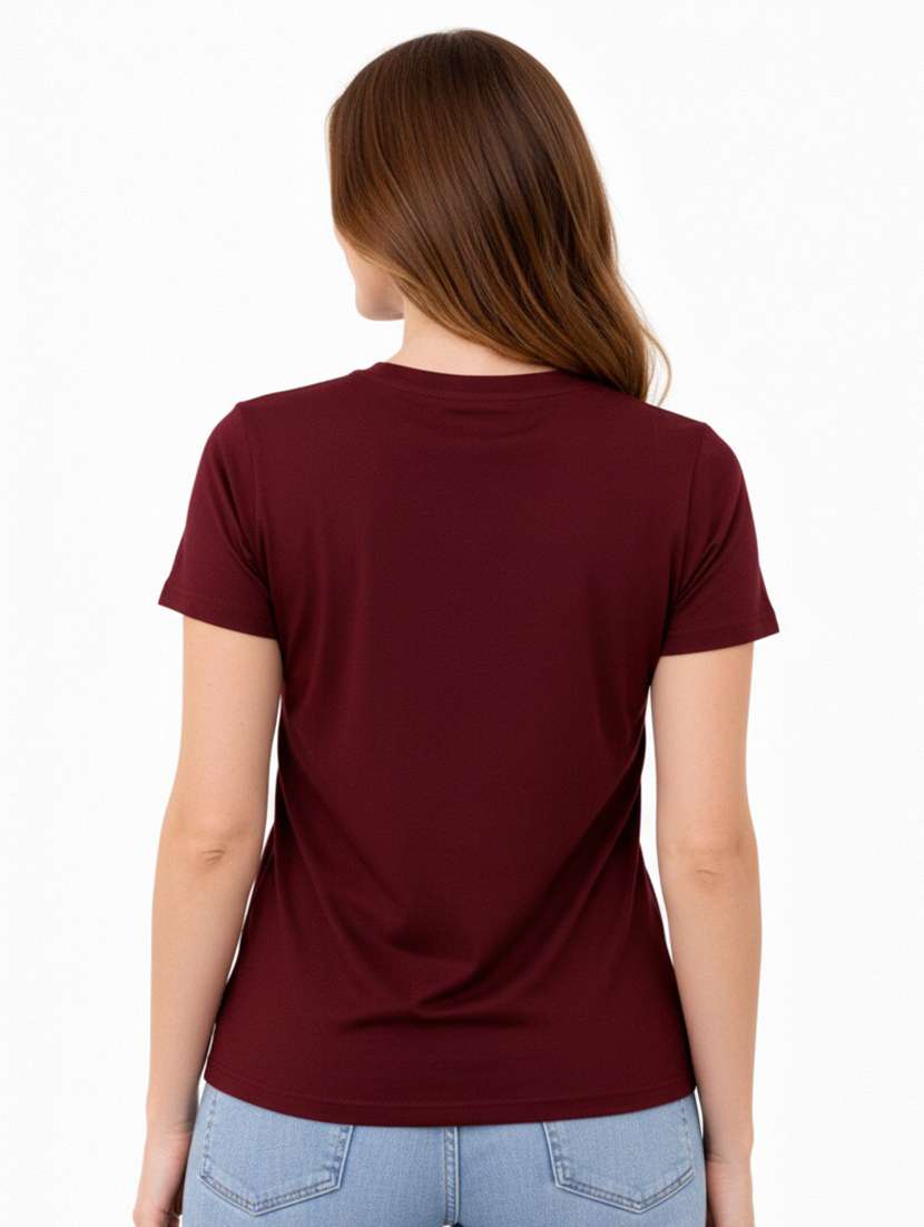 Women Printed Short Sleeve T-shirt - 22385580 -  Standard Image - 2