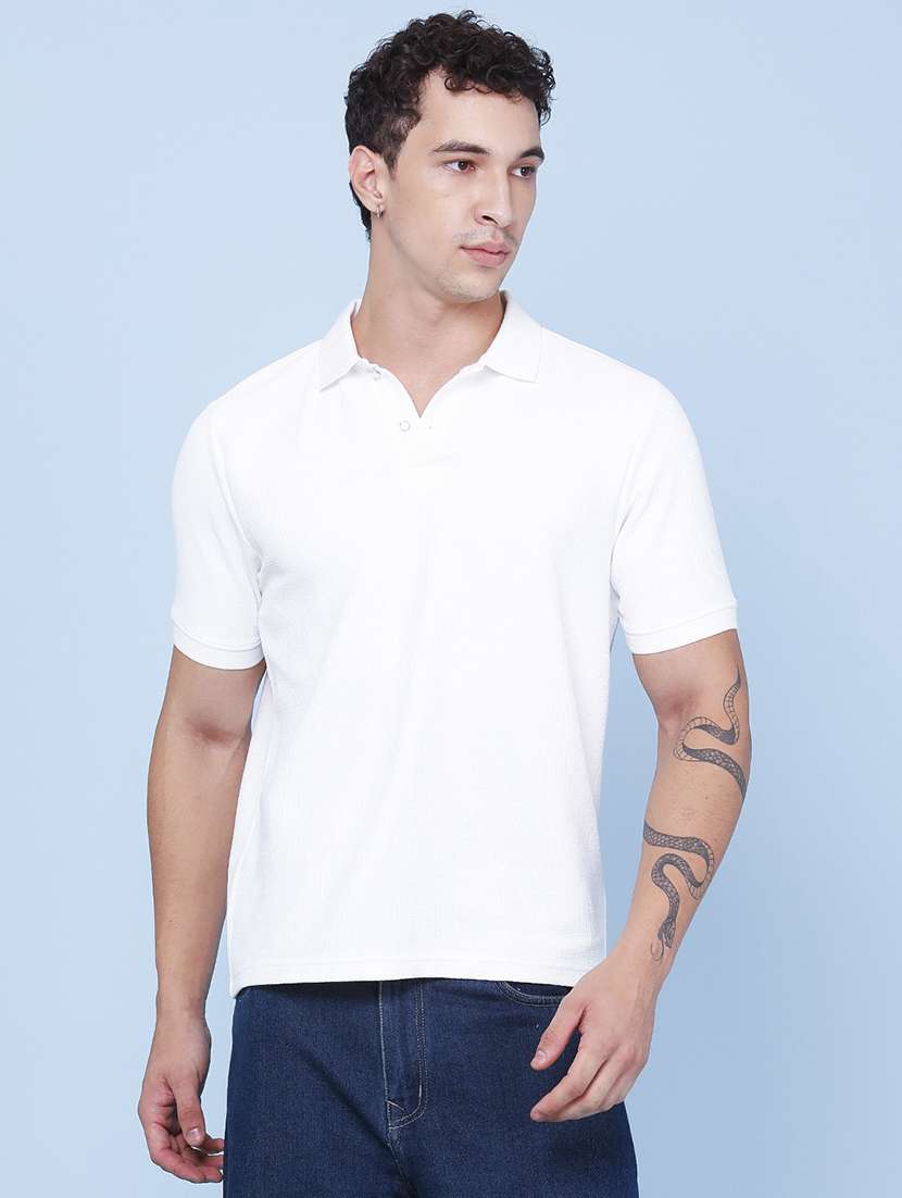 men solid short sleeve regular fit polo t-shirt - 22385680 -  Standard Image - 2