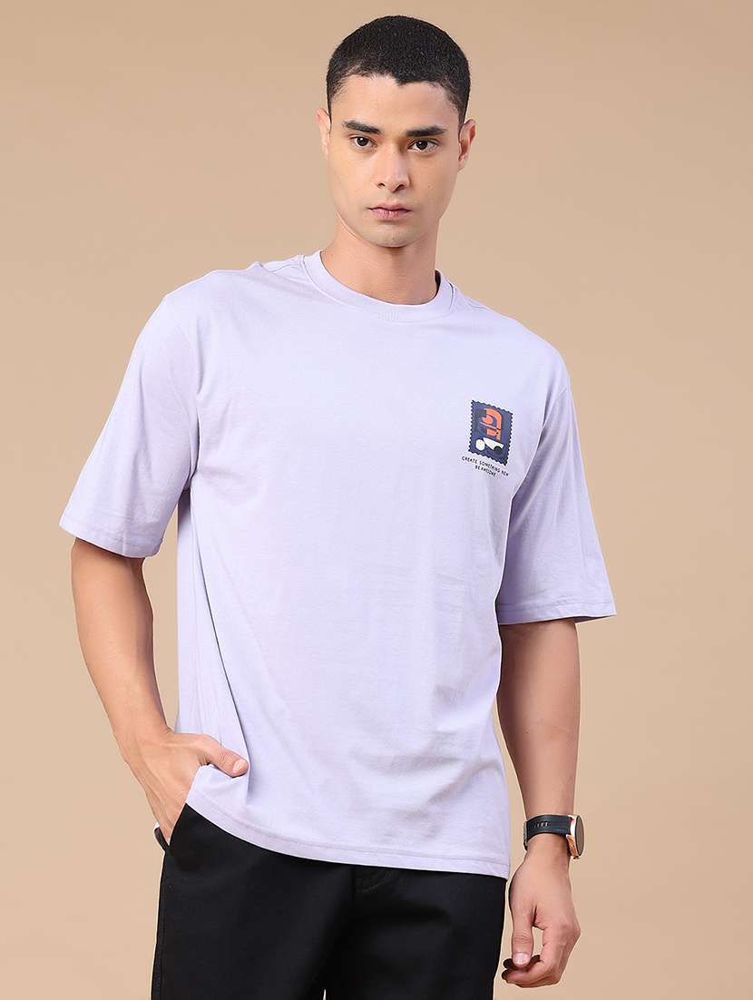 men printed short sleeve regular fit t-shirt - 22386405 -  Standard Image - 2