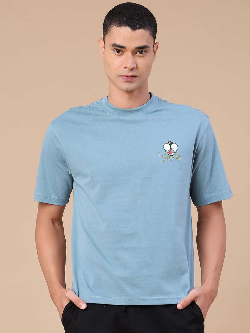men printed short sleeve regular fit t-shirt - 22386406 -  Standard Image - 2