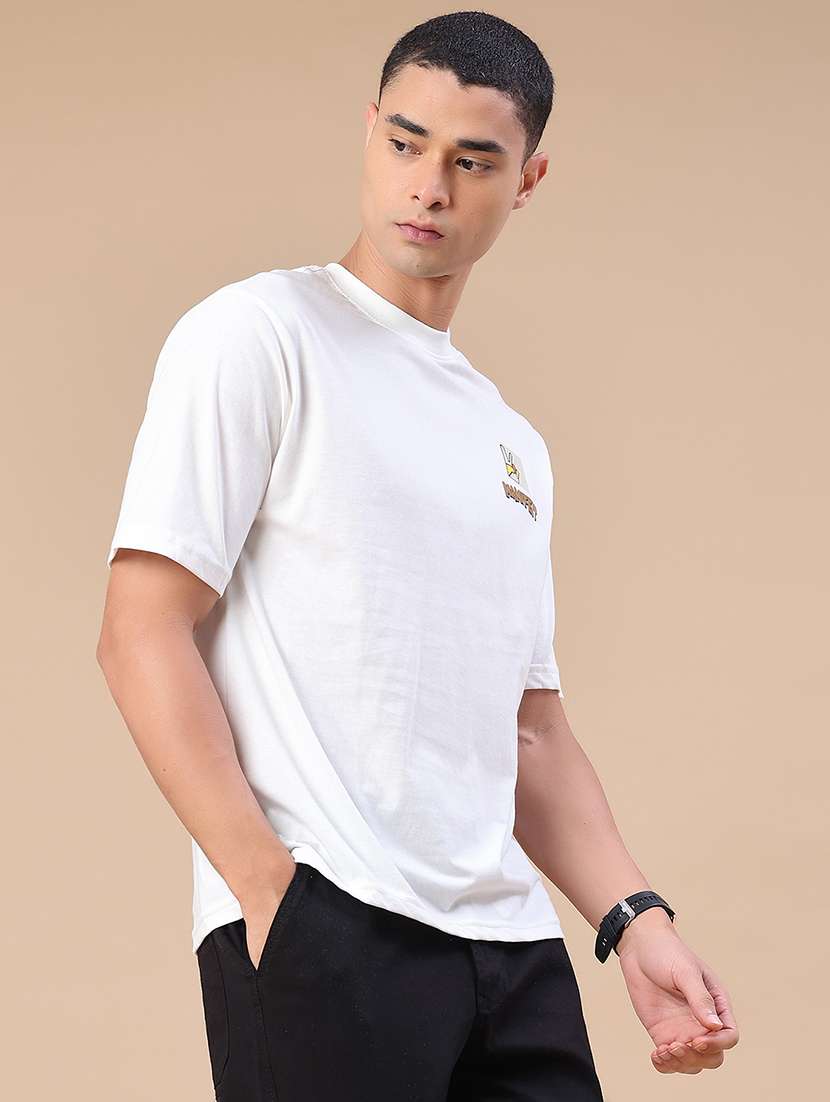 men printed short sleeve regular fit t-shirt - 22386407 -  Standard Image - 2