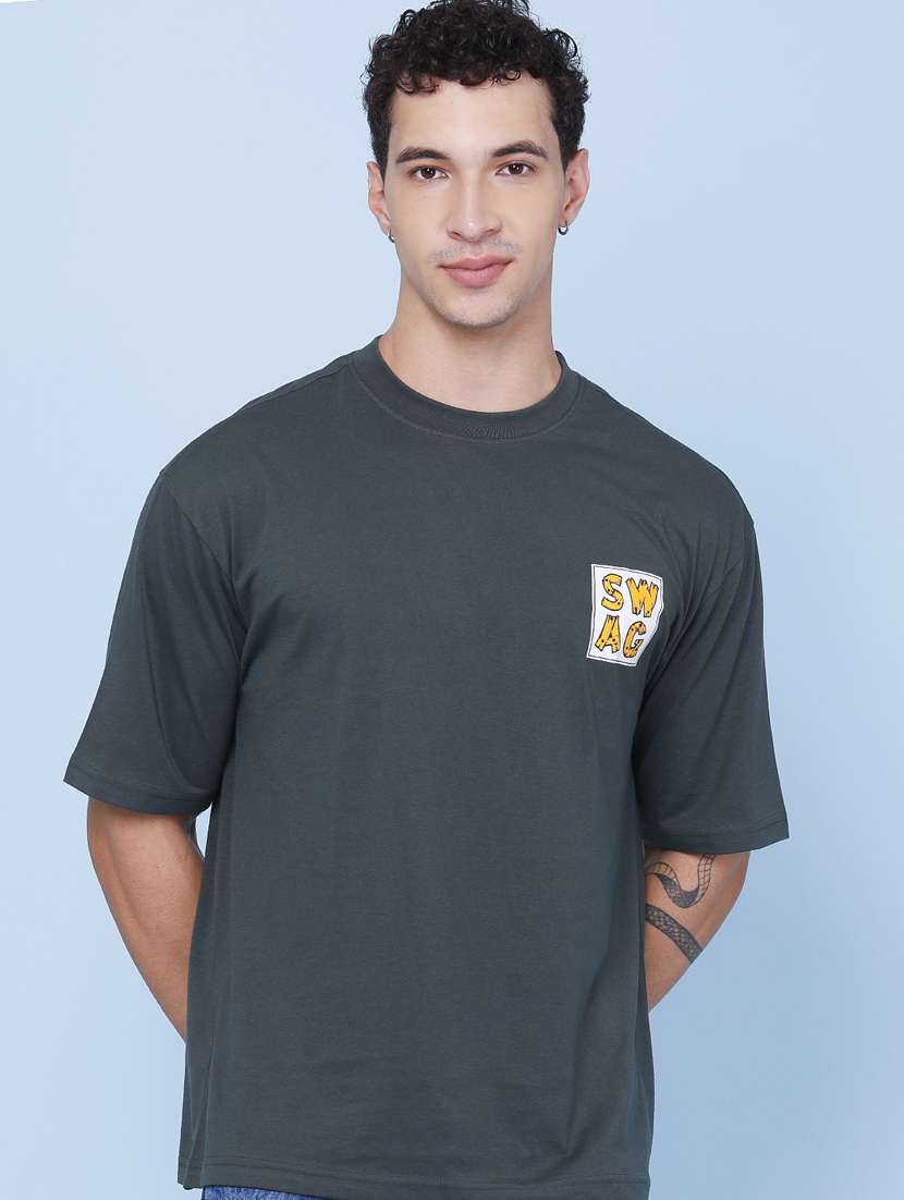 Men Printed Short Sleeve Loose Fit T-shirt - 22386638 -  Standard Image - 2