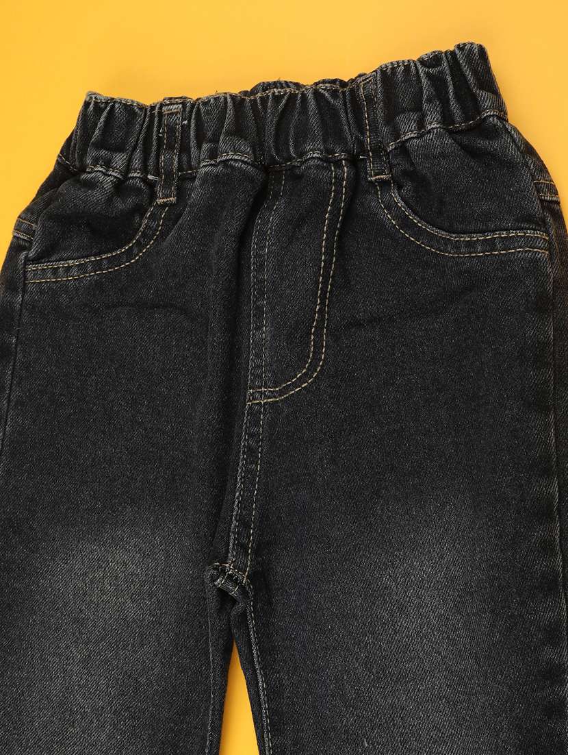 black poly cotton plain jean - 22386669 -  Standard Image - 2