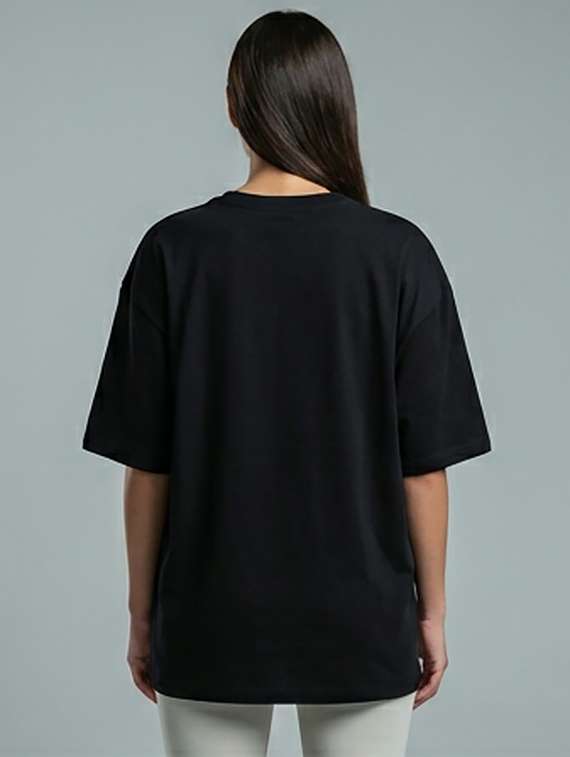 women printed short sleeve oversized t-shirt - 22387116 -  Standard Image - 2