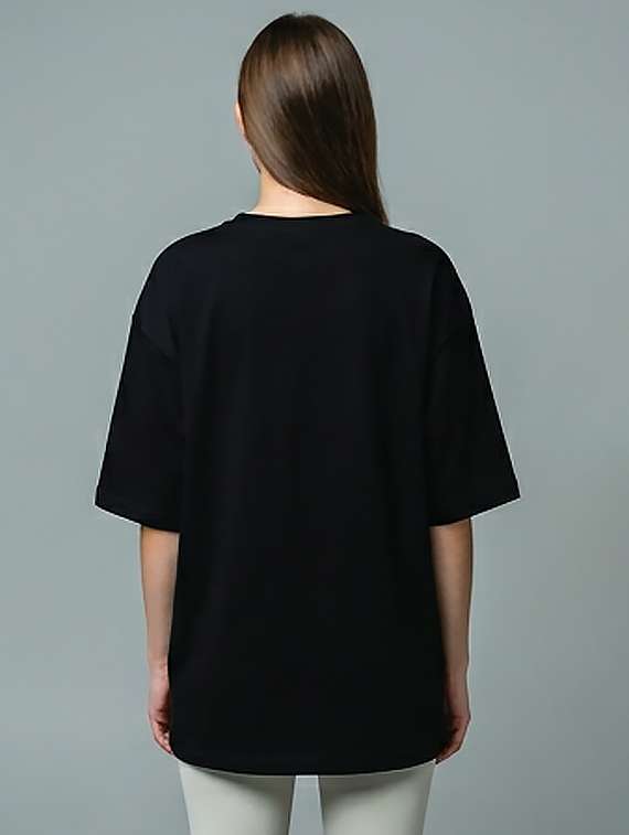 women printed short sleeve oversized t-shirt - 22387118 -  Standard Image - 2