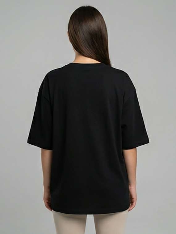 women printed short sleeve oversized t-shirt - 22387121 -  Standard Image - 2