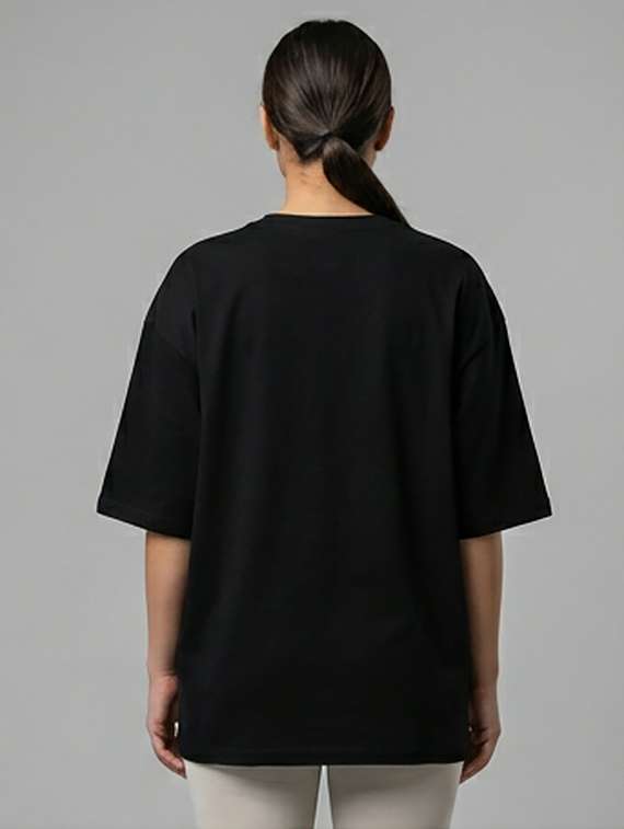 women printed short sleeve oversized t-shirt - 22387122 -  Standard Image - 2