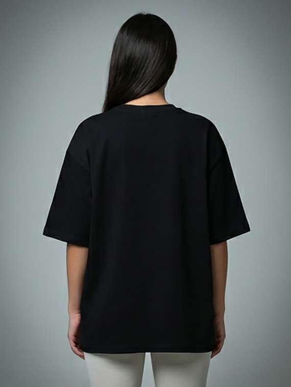 women printed short sleeve oversized t-shirt - 22387124 -  Standard Image - 2