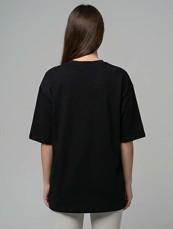 women printed short sleeve oversized t-shirt - 22387129 -  Standard Image - 2