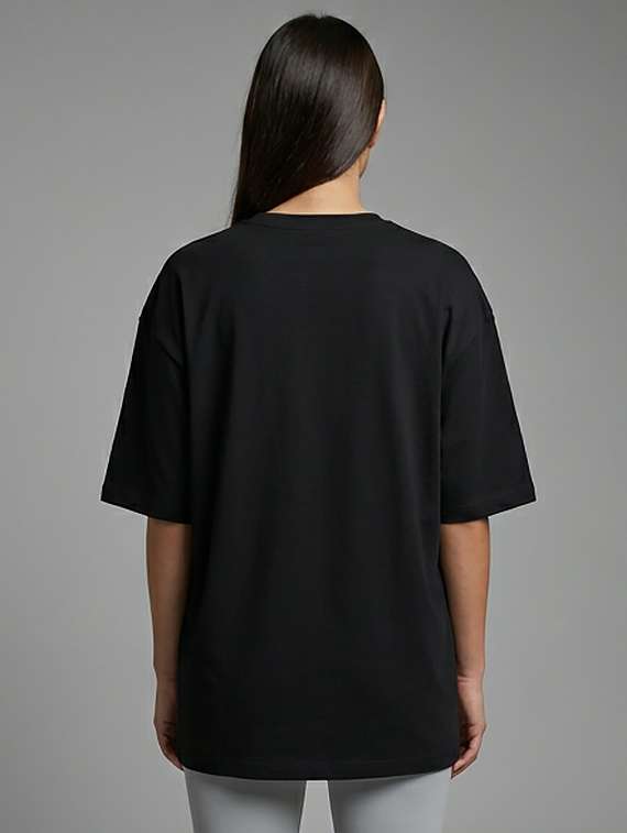 women printed short sleeve oversized t-shirt - 22387131 -  Standard Image - 2