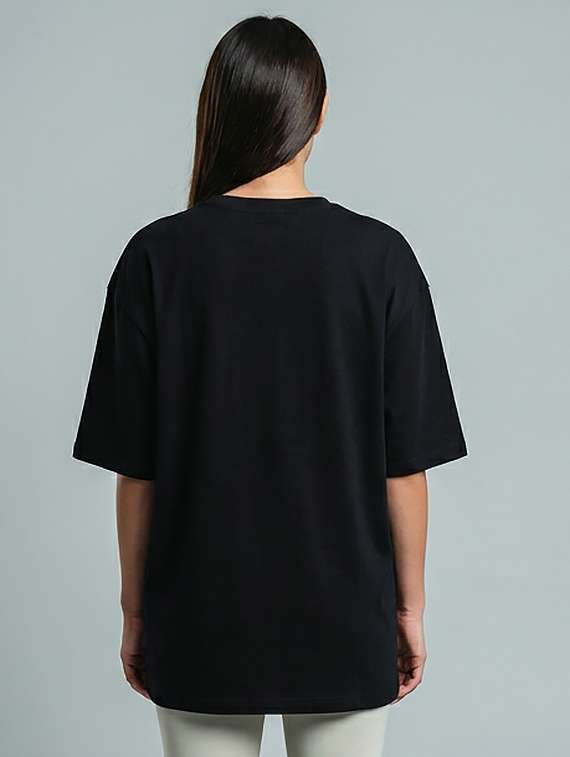 women printed short sleeve oversized t-shirt - 22387132 -  Standard Image - 2