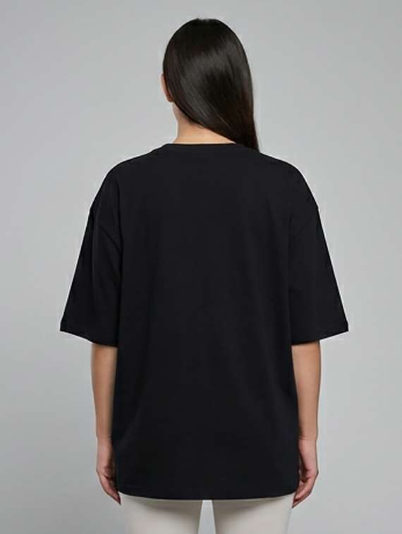 women printed short sleeve oversized t-shirt - 22387138 -  Standard Image - 2