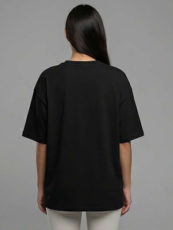 women printed short sleeve oversized t-shirt - 22387139 -  Standard Image - 2