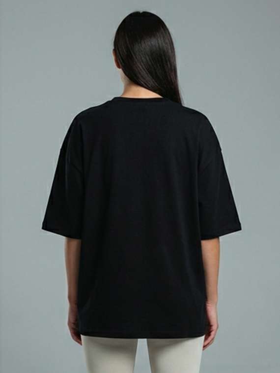 women printed short sleeve oversized t-shirt - 22387140 -  Standard Image - 2