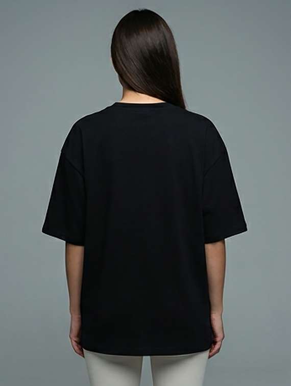 women printed short sleeve oversized t-shirt - 22387143 -  Standard Image - 2