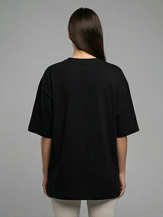 women printed short sleeve oversized t-shirt - 22387145 -  Standard Image - 2