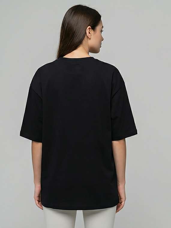 women printed short sleeve oversized t-shirt - 22387146 -  Standard Image - 2