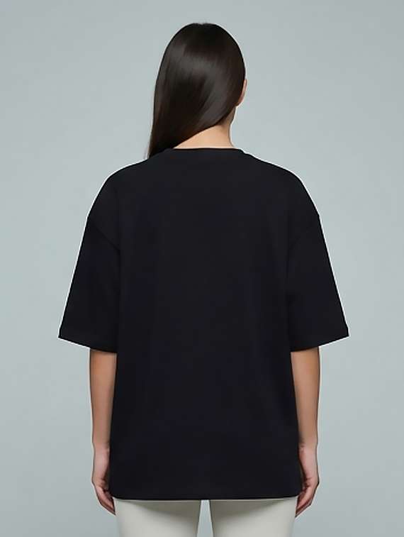 women printed short sleeve oversized t-shirt - 22387163 -  Standard Image - 2