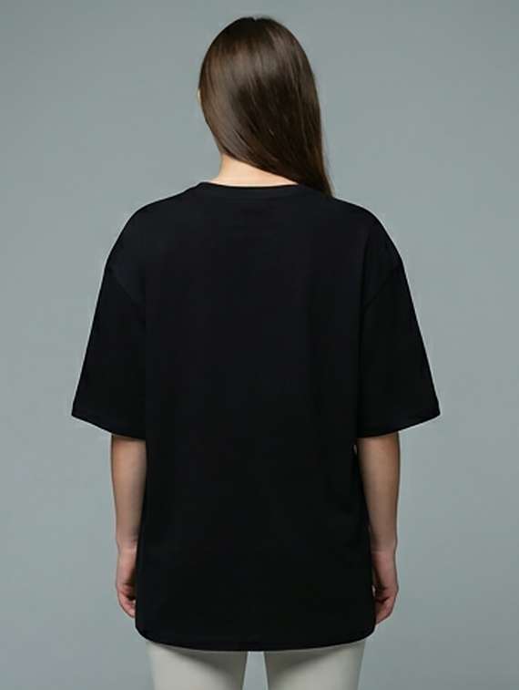 women printed short sleeve oversized t-shirt - 22387164 -  Standard Image - 2